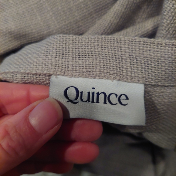 NWT! Quince Cotton Sheer Gray Curtains- Set Of 2 Panels! 48"x84" (713) - Picture 6 of 10